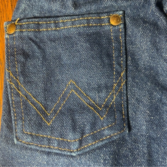 Wrangler Western Classic Dark Blue Denim Jean Girls 3T Regular - Picture 5 of 6